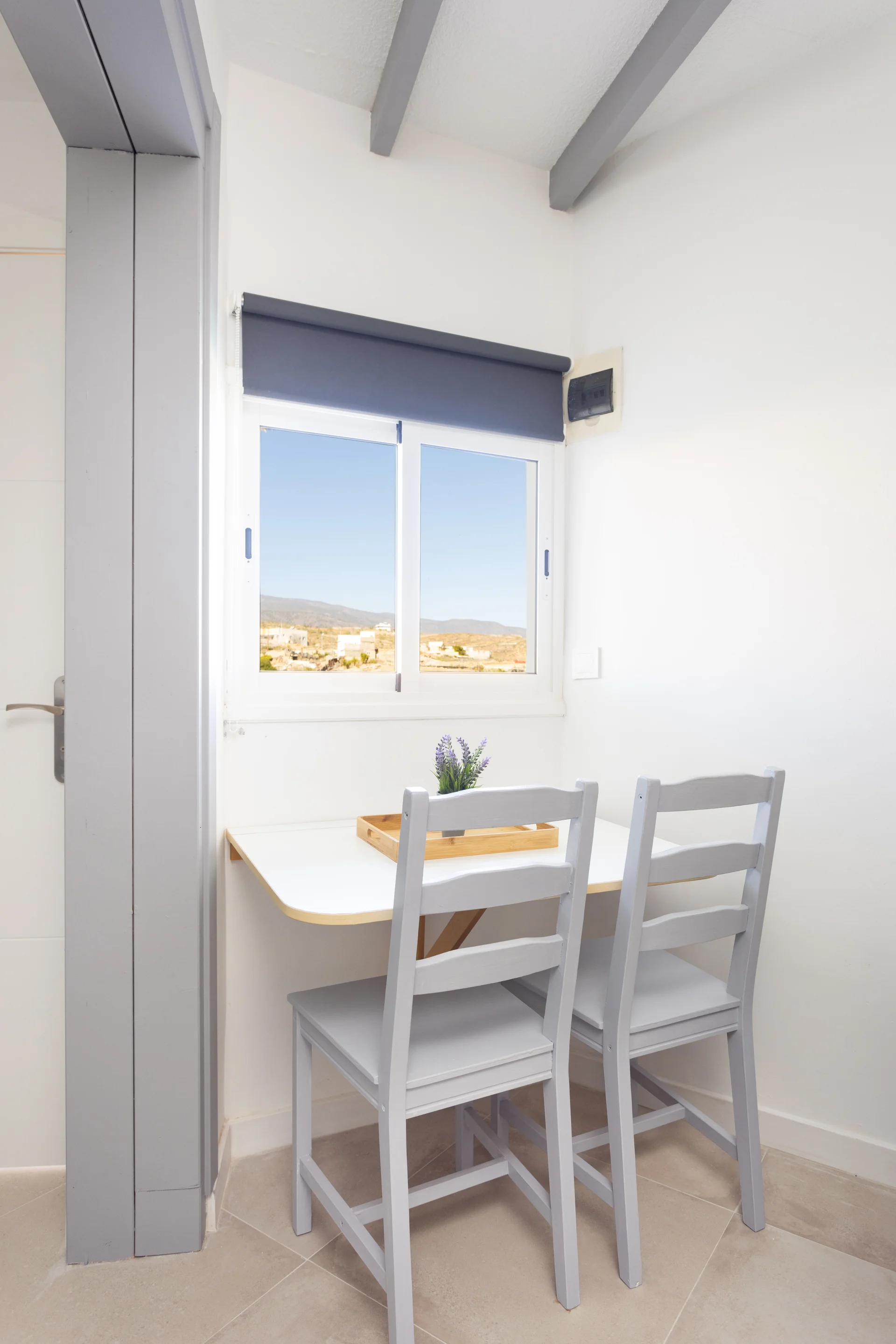 Dining area with views